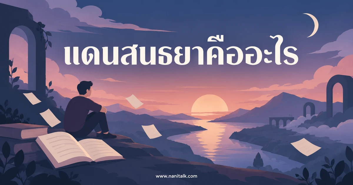 แดนสนธยาคืออะไร ความหมายและวิธีใช้ให้ตรงบริบท
