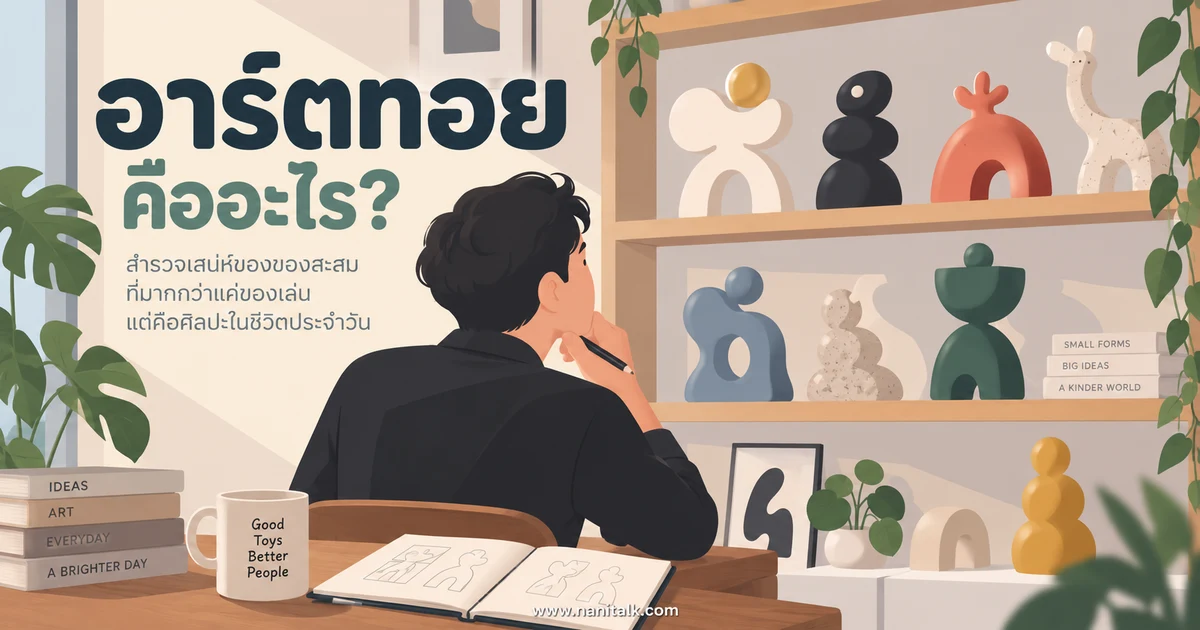 อาร์ตทอย (Art Toy) คืออะไร? เข้าใจงานออกแบบและการสะสม