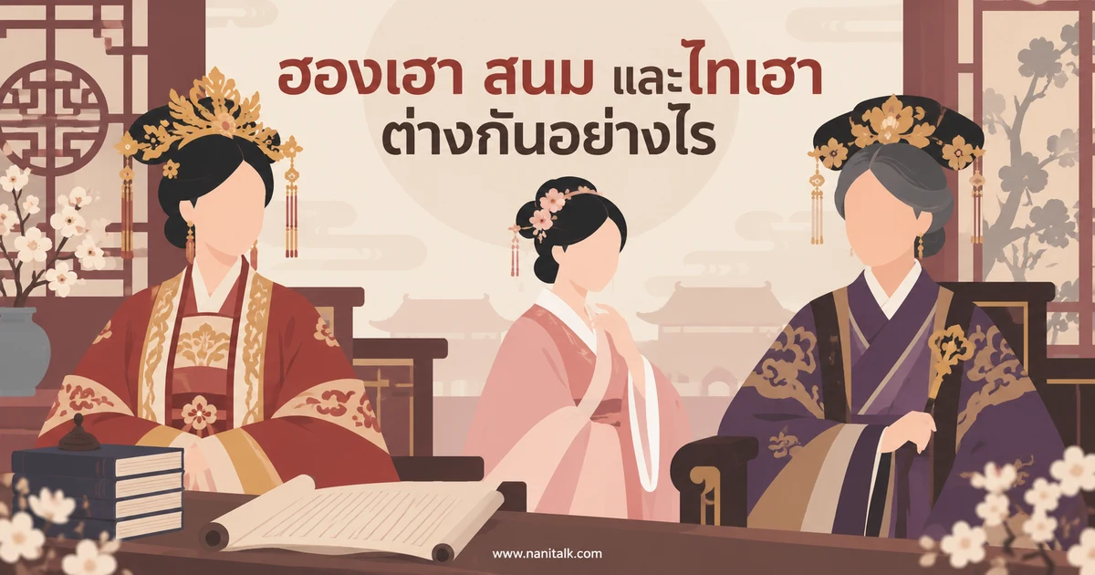 ฮองเฮาคืออะไร? แยกจักรพรรดินี สนม และไทเฮา