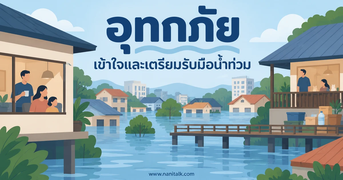 อุทกภัยคืออะไร? สาเหตุและการเตรียมรับมือน้ำท่วม