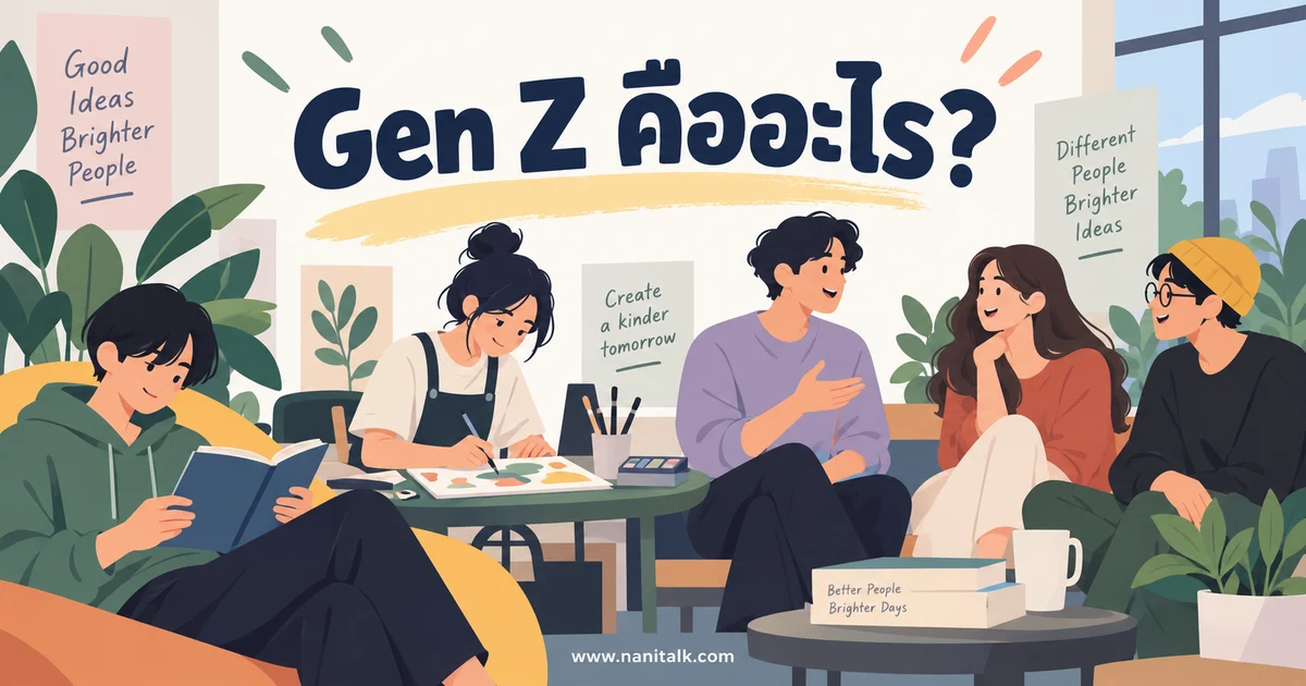 Gen Z คืออะไร? ช่วงปีเกิดและวิธีเข้าใจคนรุ่นนี้โดยไม่เหมารวม
