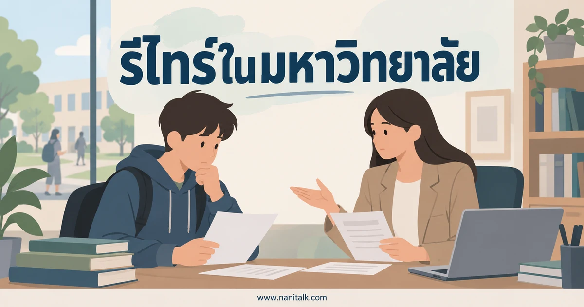 รีไทร์ในมหาวิทยาลัยคืออะไร? เกณฑ์พ้นสภาพและวิธีรับมือ