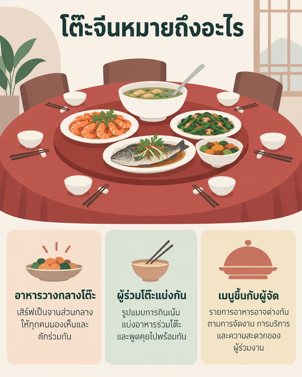 โต๊ะจีนหมายถึงอะไร
